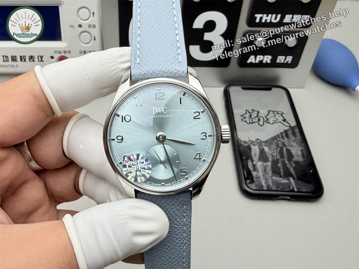 IWC Portugieser IW358402 Replica – 18K White Gold 40.4mm Dress Watch
