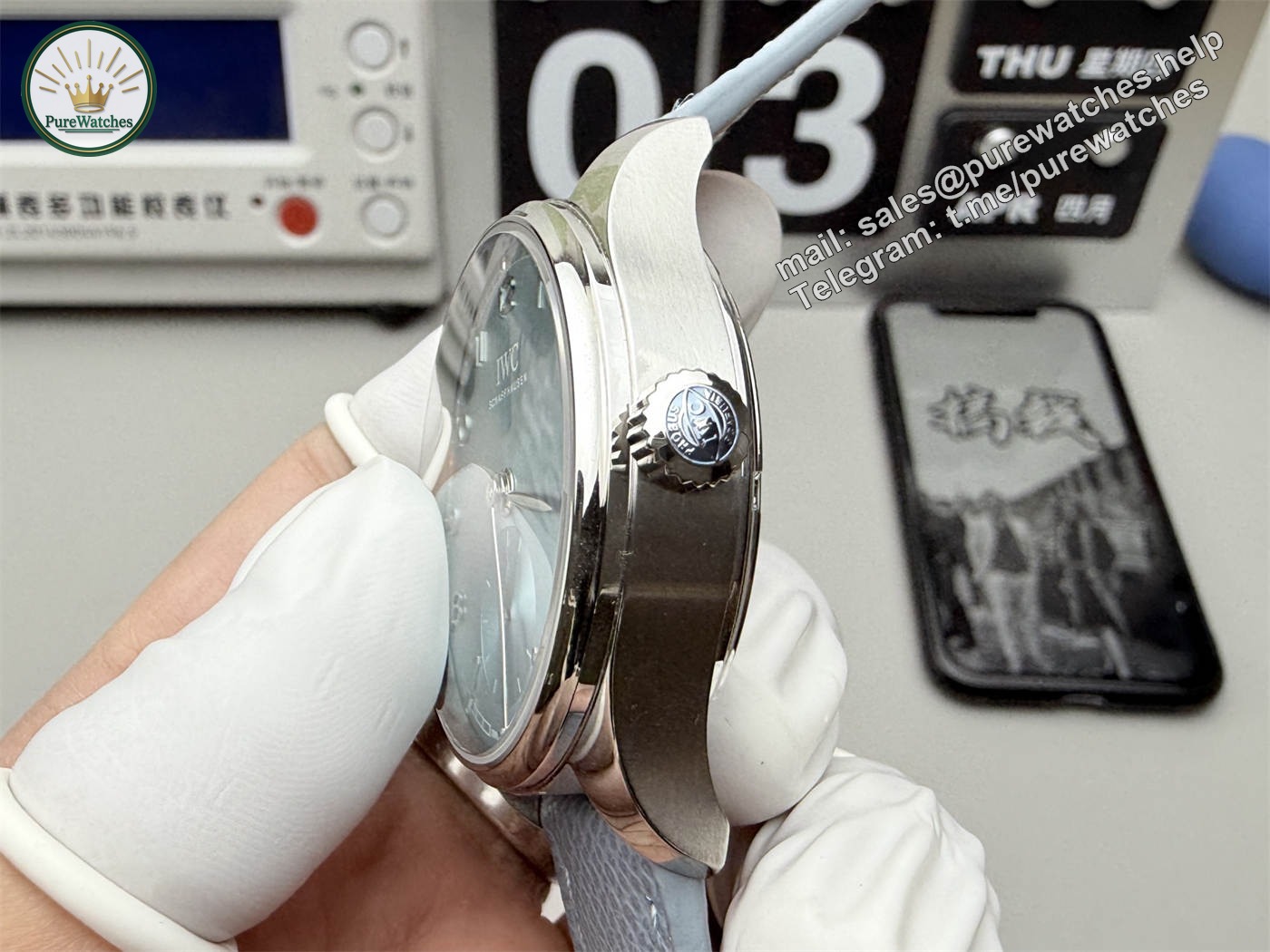 IWC Portugieser IW358402 Replica – 18K White Gold 40.4mm Dress Watch - Image 6