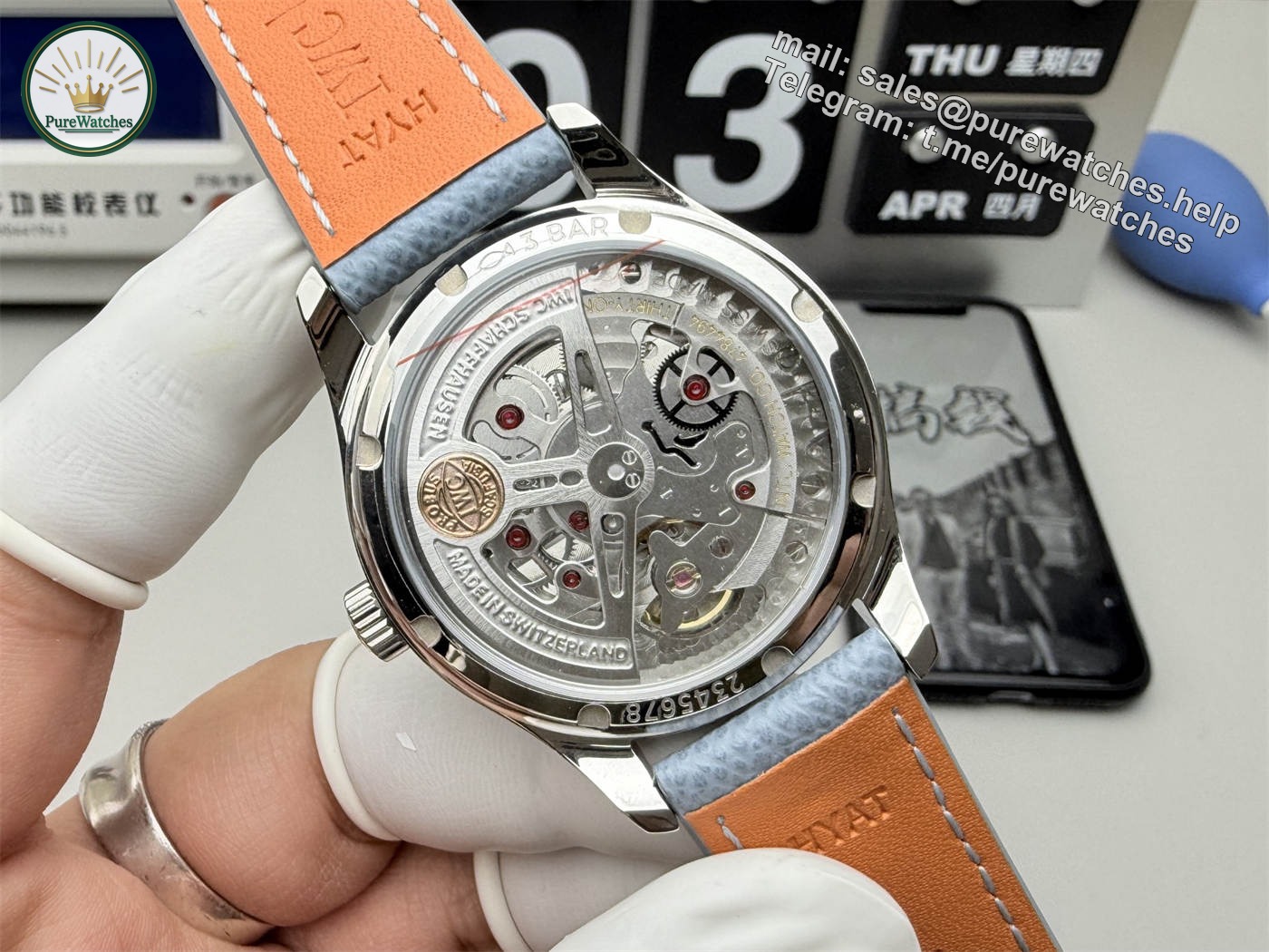 IWC Portugieser IW358402 Replica – 18K White Gold 40.4mm Dress Watch - Image 8