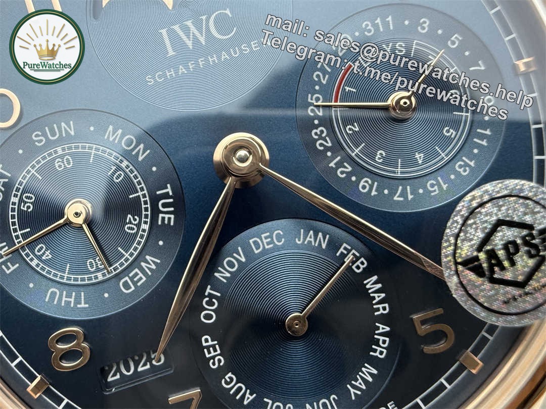 Premium IWC Portuguese Perpetual Calendar Replica – 44mm Luxury Automatic Watch by APS Factory - Image 5