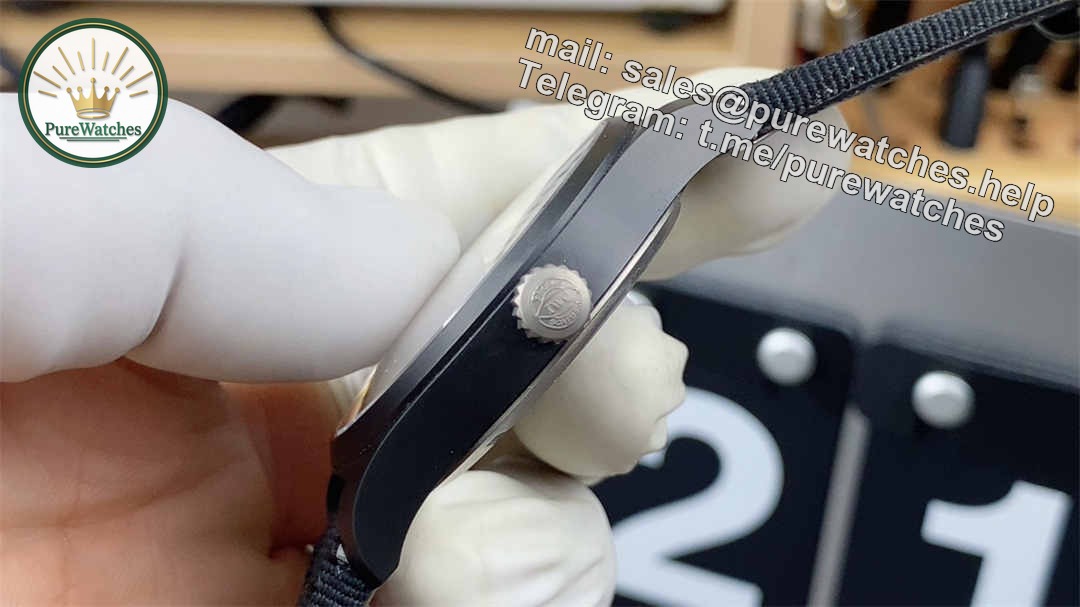 M+ Factory IWC Pilot IW326905 Replica – Ceramic Ace of Spades 41mm Automatic Watch - Image 6