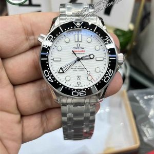 Omega Seamaster Replica White Dial 42mm – VS Factory Diver 300M with Automatic 8800 Movement