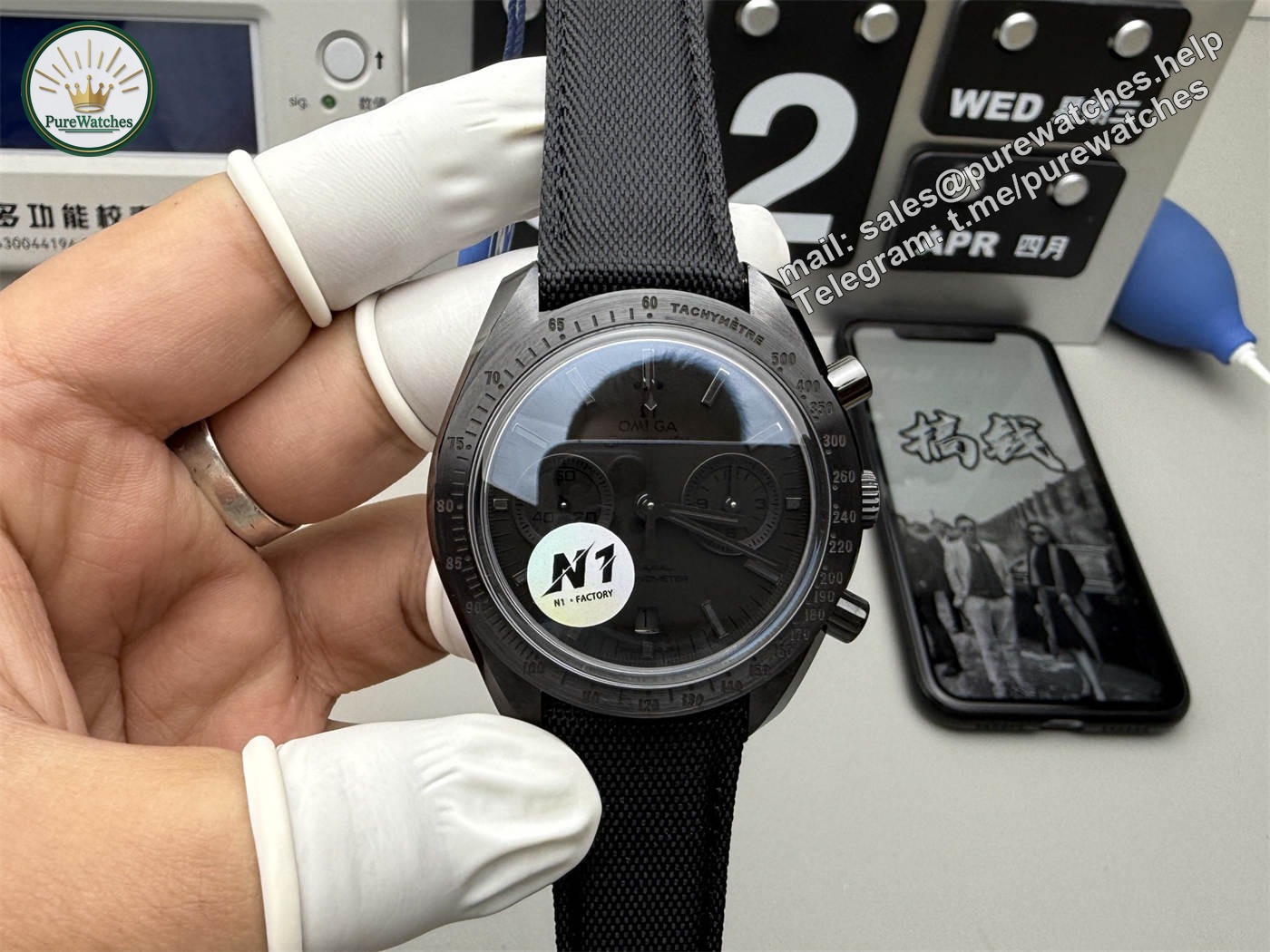 Omega Speedmaster 310.92.44.51.01.003 Replica – N1 Dark Side of the Moon 44.25mm Ceramic Chronograph