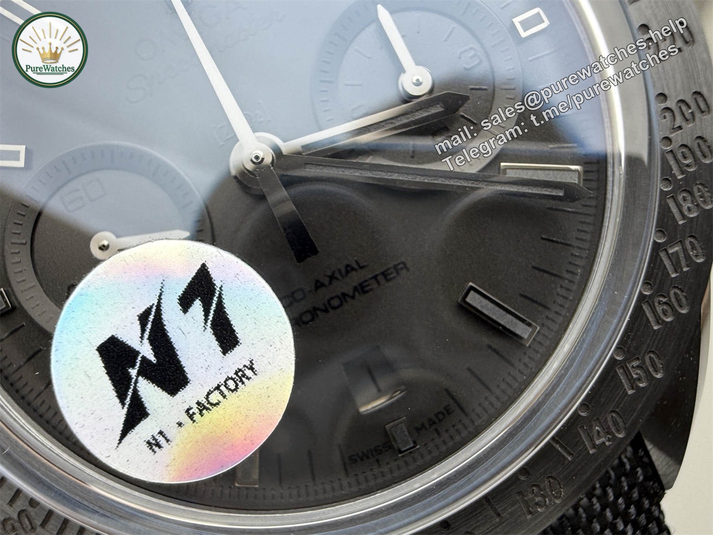 Omega Speedmaster 310.92.44.51.01.003 Replica – N1 Dark Side of the Moon 44.25mm Ceramic Chronograph - Image 5