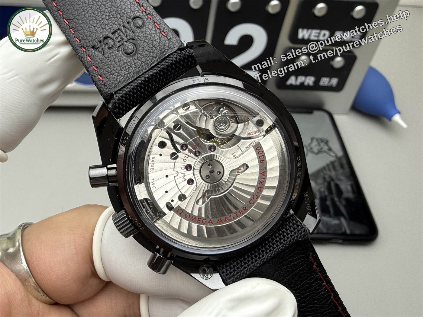 Omega Speedmaster 310.92.44.51.01.003 Replica – N1 Dark Side of the Moon 44.25mm Ceramic Chronograph - Image 8