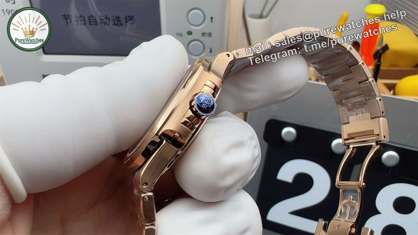 Patek Philippe 7118/1200R Replica | 3K Factory Rose Gold & Diamond Super Clone - Image 6