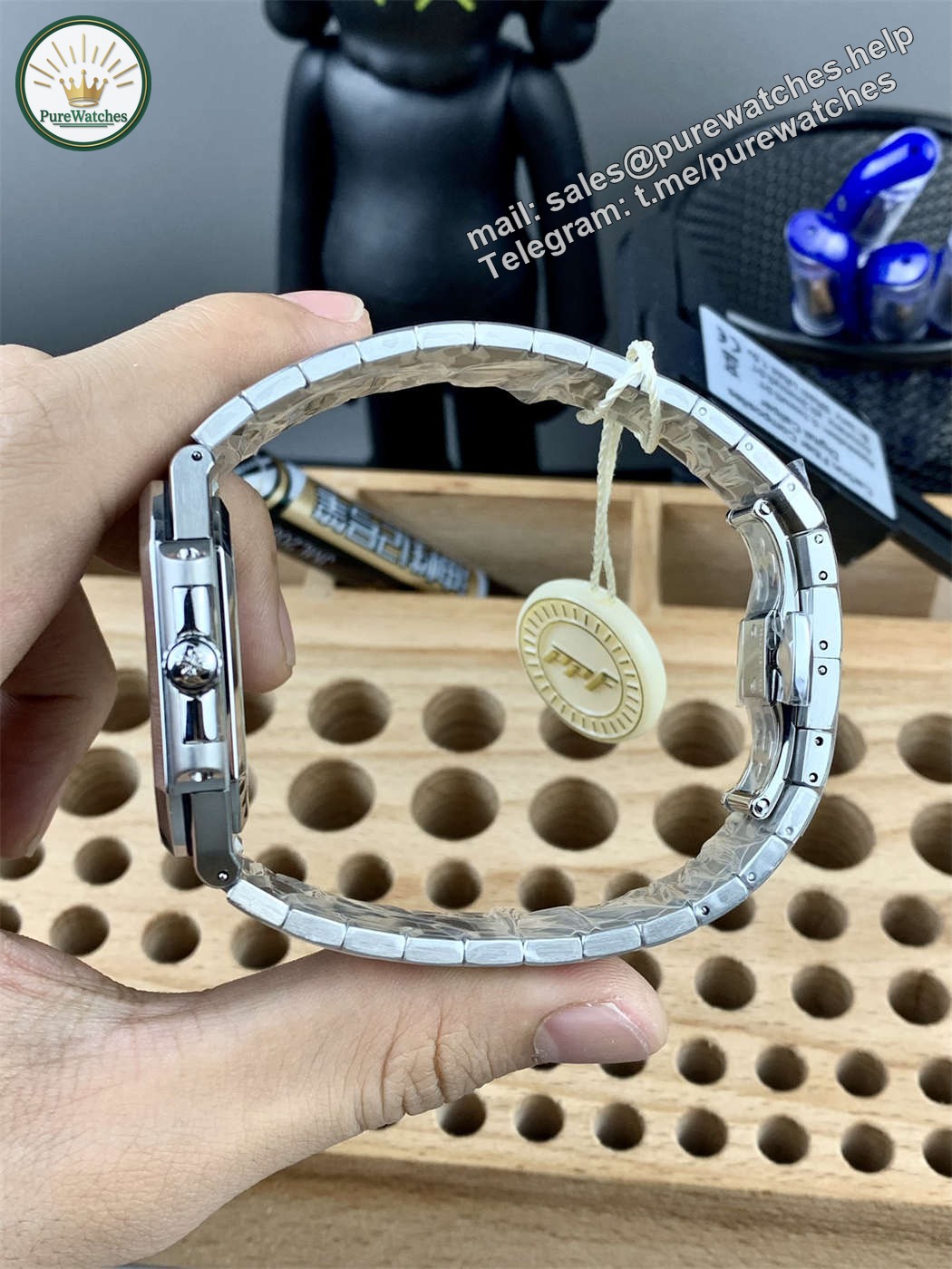 Patek Cubitus 5821 Replica – PPF Factory Green Dial Stainless Steel 45mm - Image 8