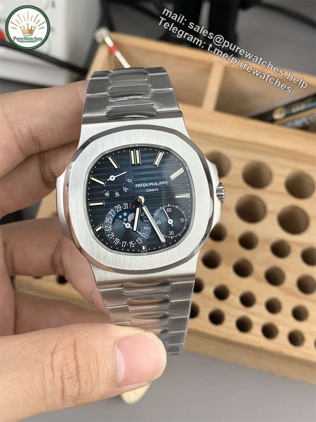 Patek Philippe 5712 Replica �C PPF V3 Nautilus Blue Dial