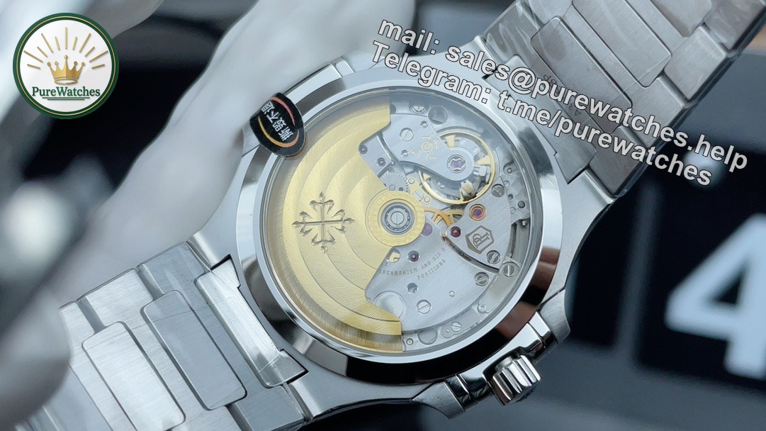 Patek Philippe Nautilus 7118 Replica – Grey Dial Diamond Bezel Ladies Watch - Image 7