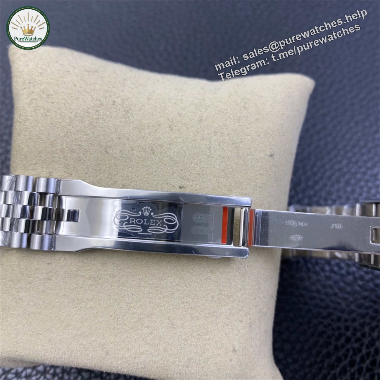 Rolex Datejust 41 Blue Roman Dial – Clean Factory Jubilee Replica Watch - Image 6