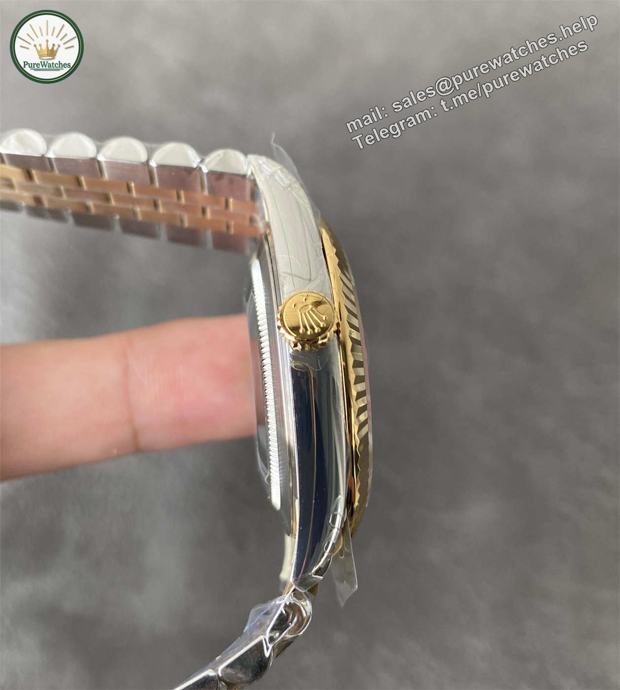 Rolex Datejust 41 Champagne Dial Two Tone Replica – VS Factory M126333-0010 with Dandong 3235 Movement - Image 6