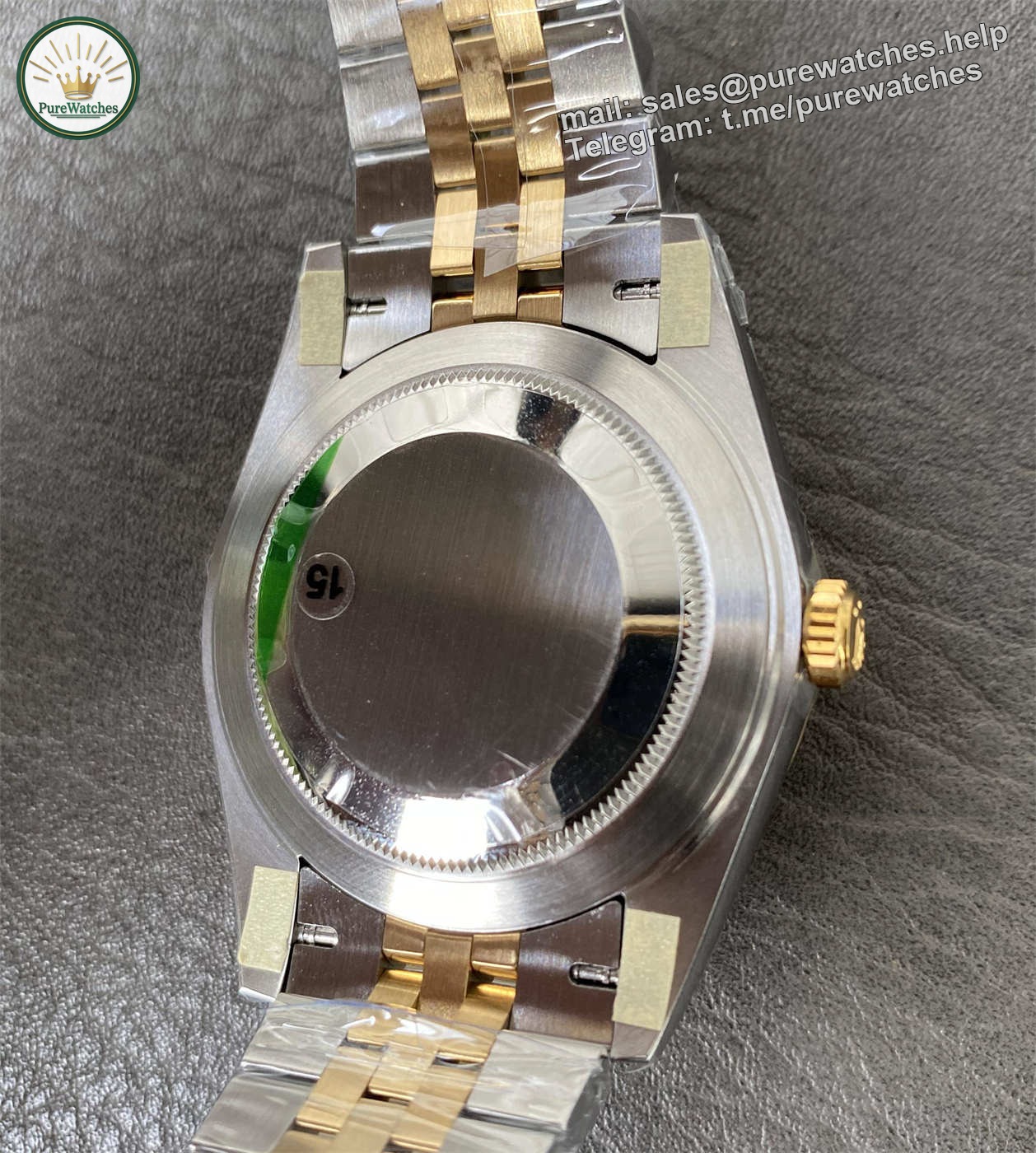 Rolex Datejust 41 Champagne Dial Two Tone Replica – VS Factory M126333-0010 with Dandong 3235 Movement - Image 8
