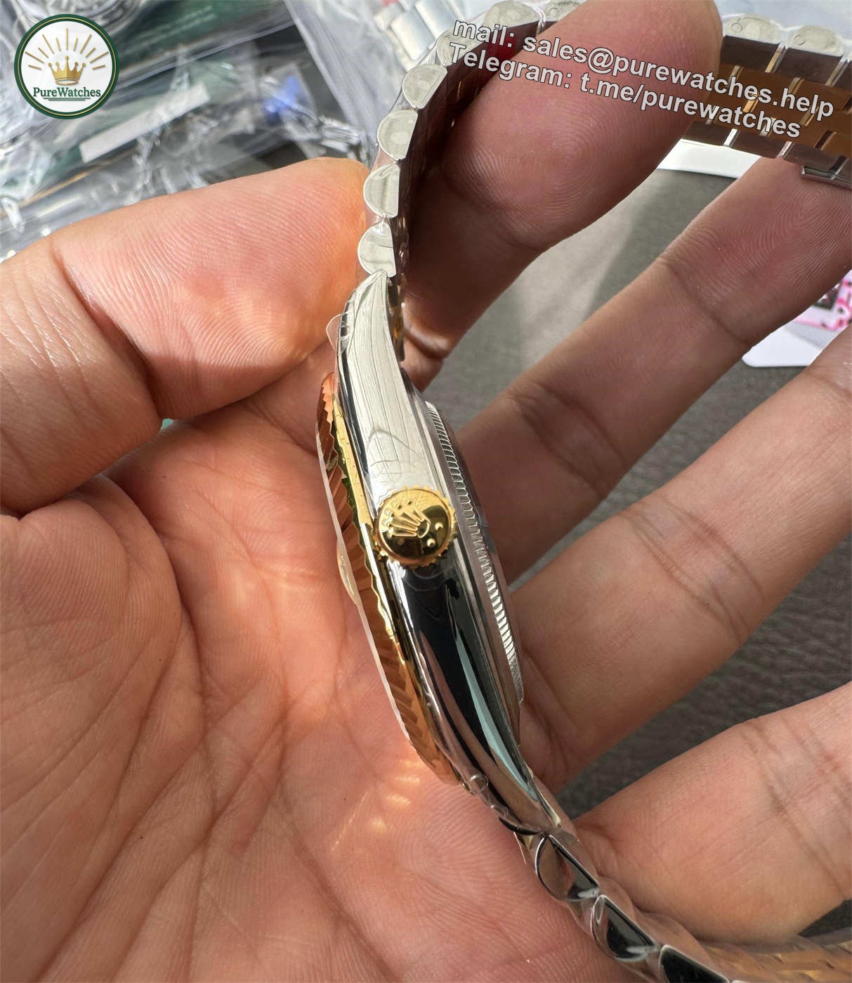 Rolex Datejust 41 Two Tone Replica – VS Factory M126333-0022 with Dandong 3235 Movement - Image 8