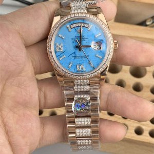 Rolex Day-Date 36 Replica – Ladies Everose Gold President Watch