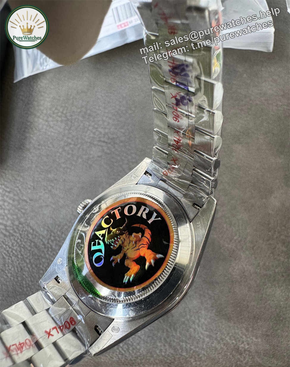 Rolex Day-Date Tungsten Replica (QF Factory) – Heavy Version 187g - Image 6