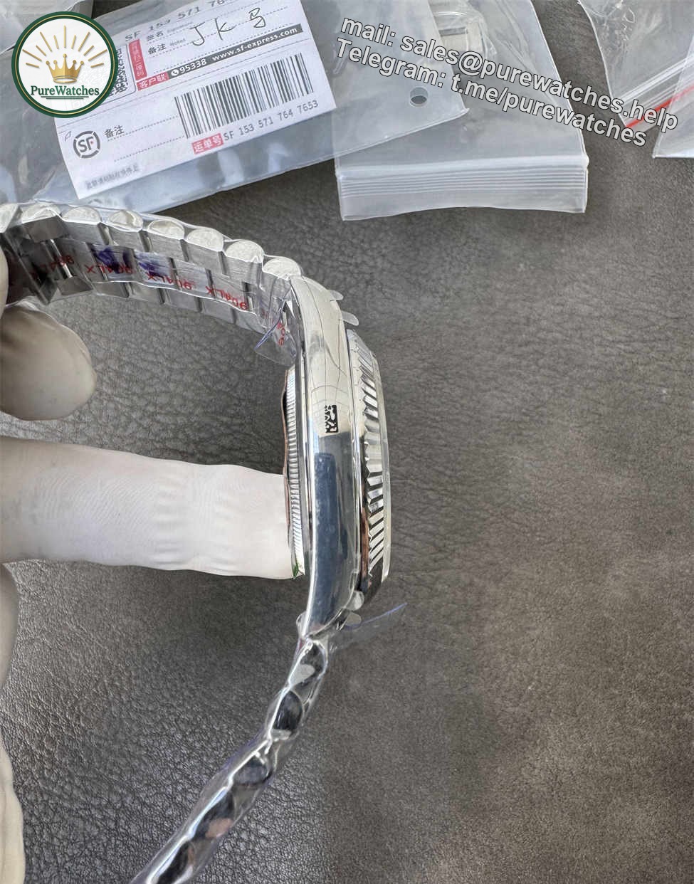 Rolex Day-Date Tungsten Replica (QF Factory) – Heavy Version 187g - Image 5