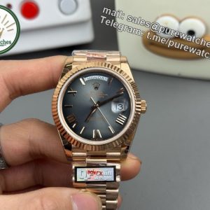 QF Factory Rolex Day to Date 40 – 40 mm Everose Gold Men’s Watch