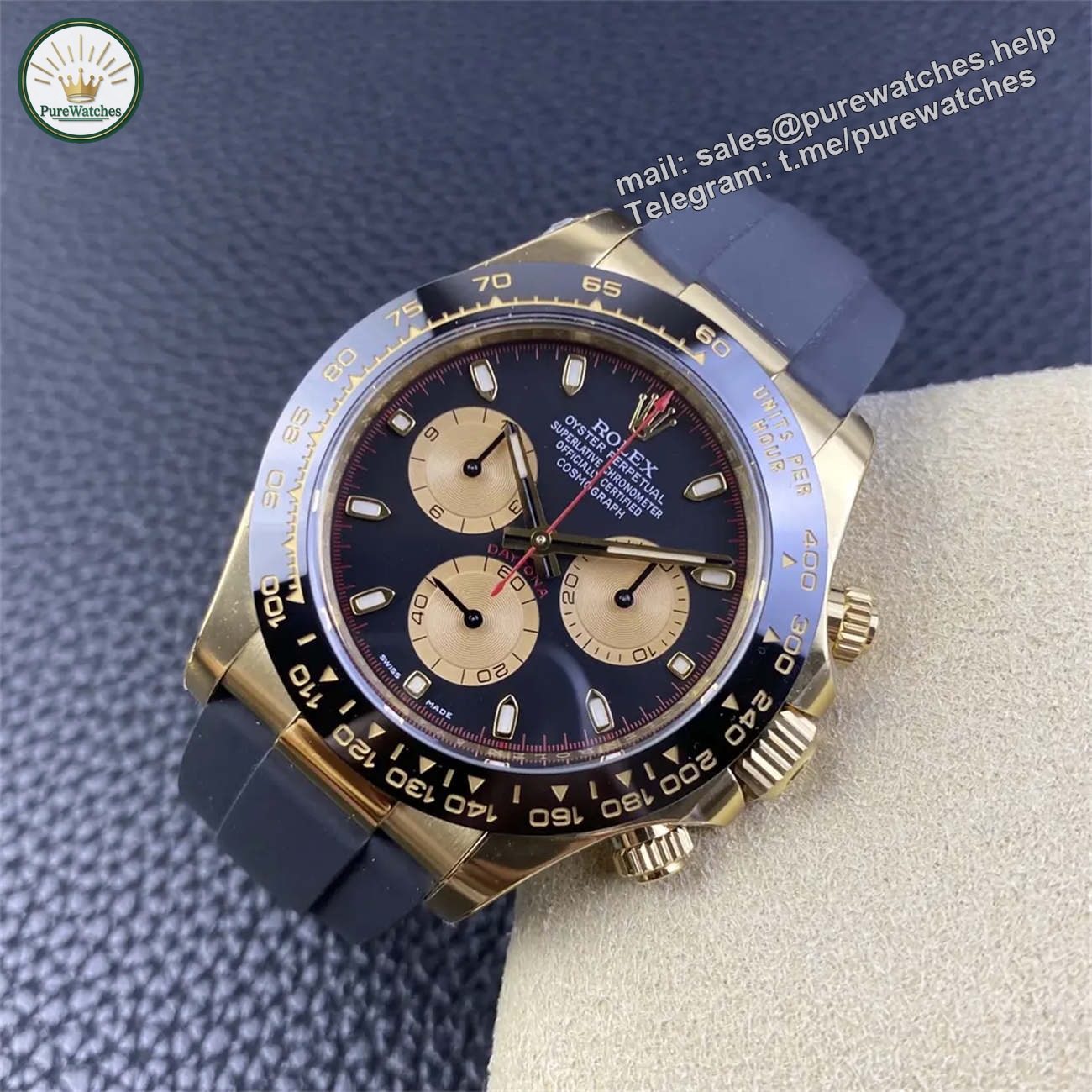 Clean Factory Rolex Daytona 116518LN Replica �C ��John Mayer�� Gold Dial (Dandong 4130) - Image 5