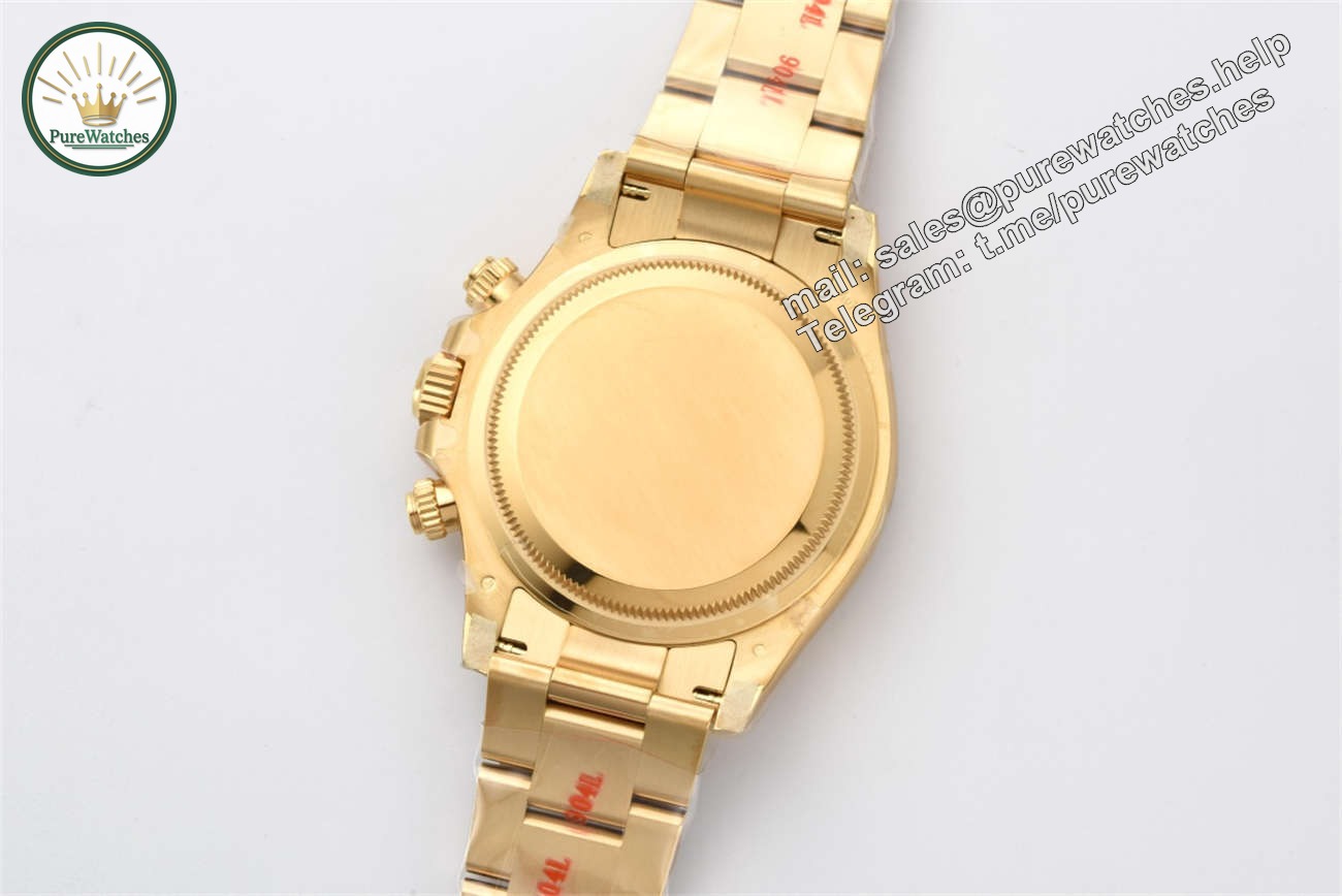 Rolex Daytona 126508 Replica �C Clean Factory 18K Yellow Gold Black Dial - Image 7