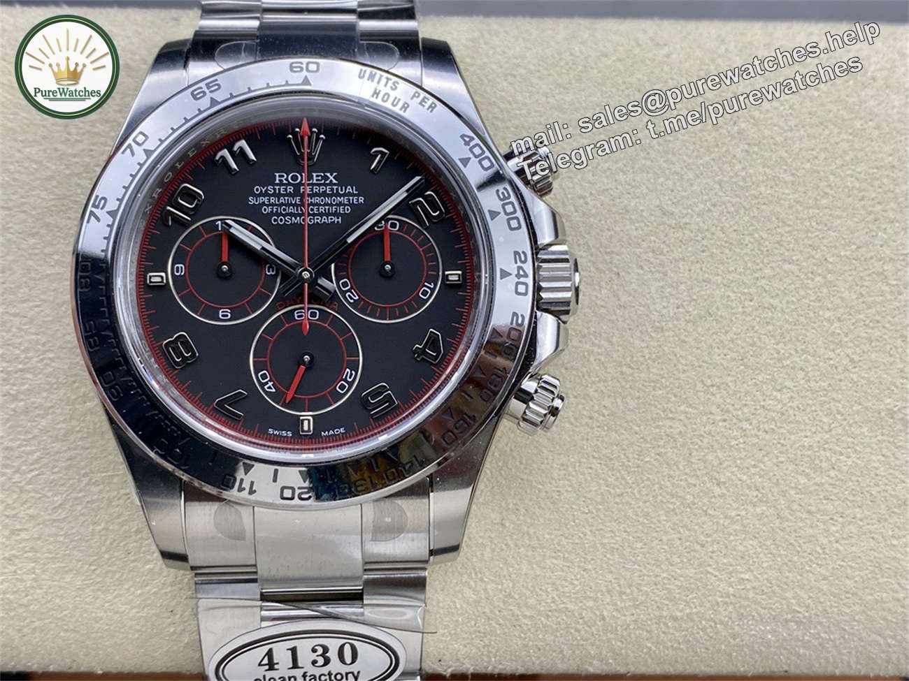 Rolex Daytona Black Dial 116509 �C Clean Factory Edition
