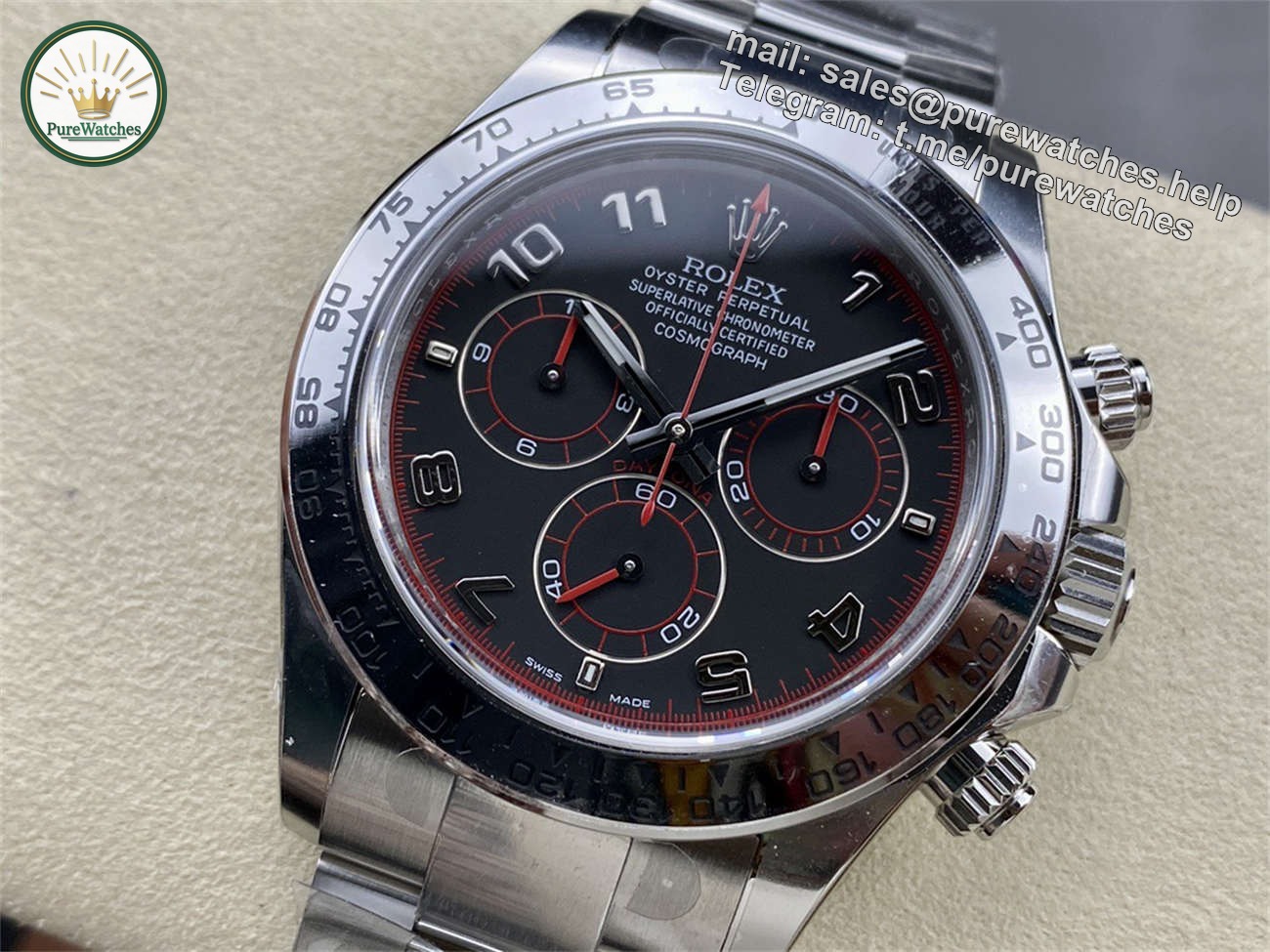 Rolex Daytona Black Dial 116509 �C Clean Factory Edition - Image 3