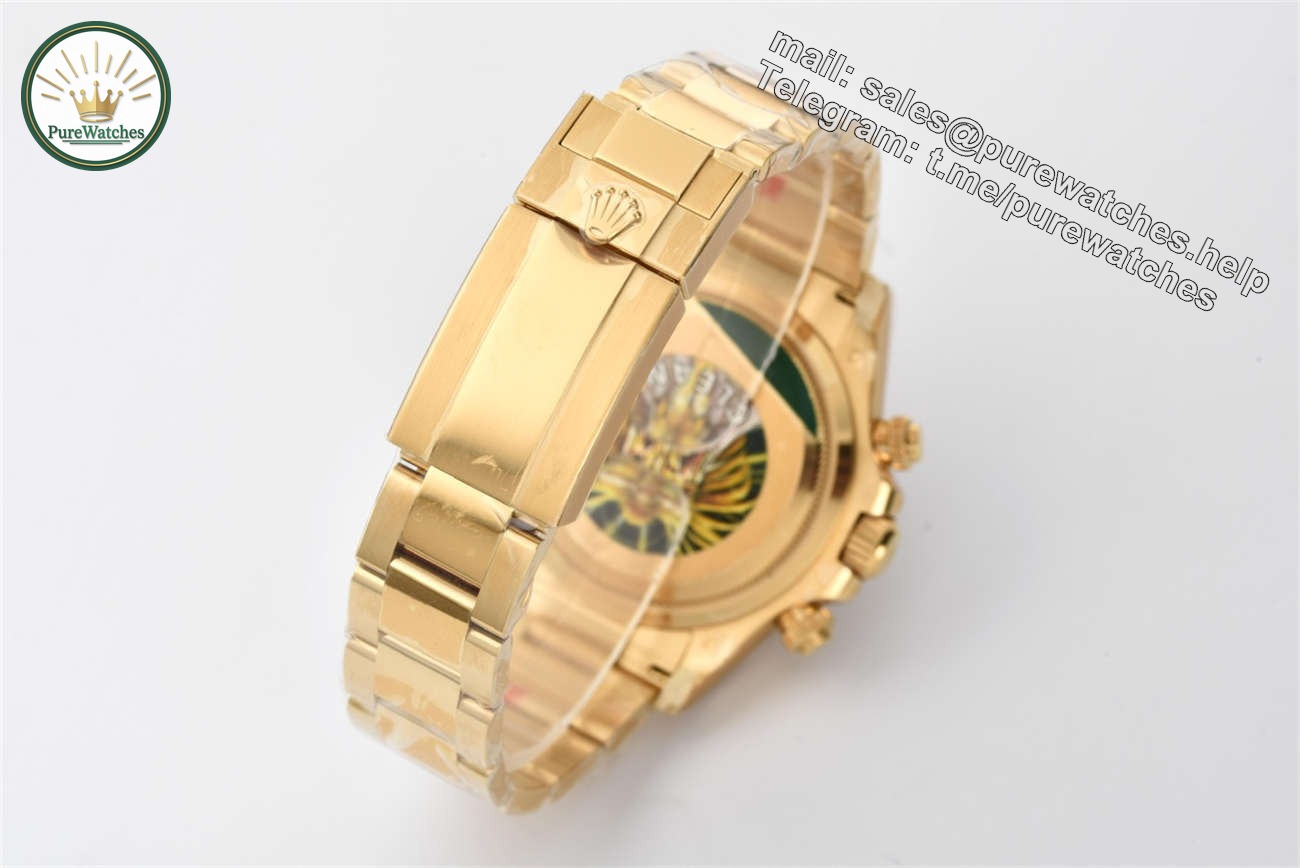 Rolex Daytona Champagne Dial Replica �C Clean Factory 126518LN Yellow Gold Chronograph - Image 8