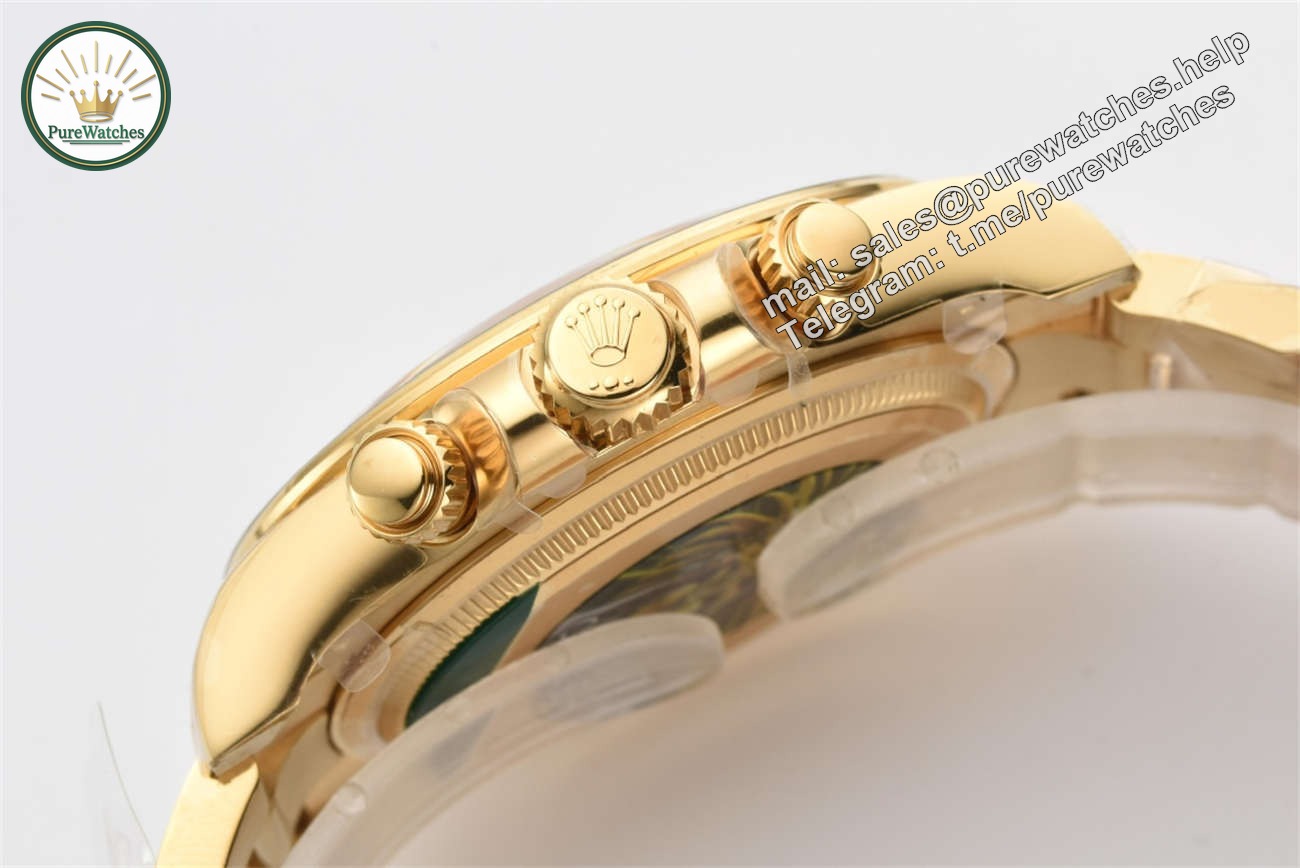 Rolex Daytona Champagne Dial Replica �C Clean Factory 126518LN Yellow Gold Chronograph - Image 7
