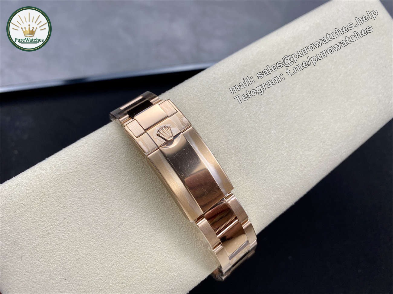 Rolex Daytona Chocolate Dial �C Clean Factory Everose Gold 4130 Replica - Image 9