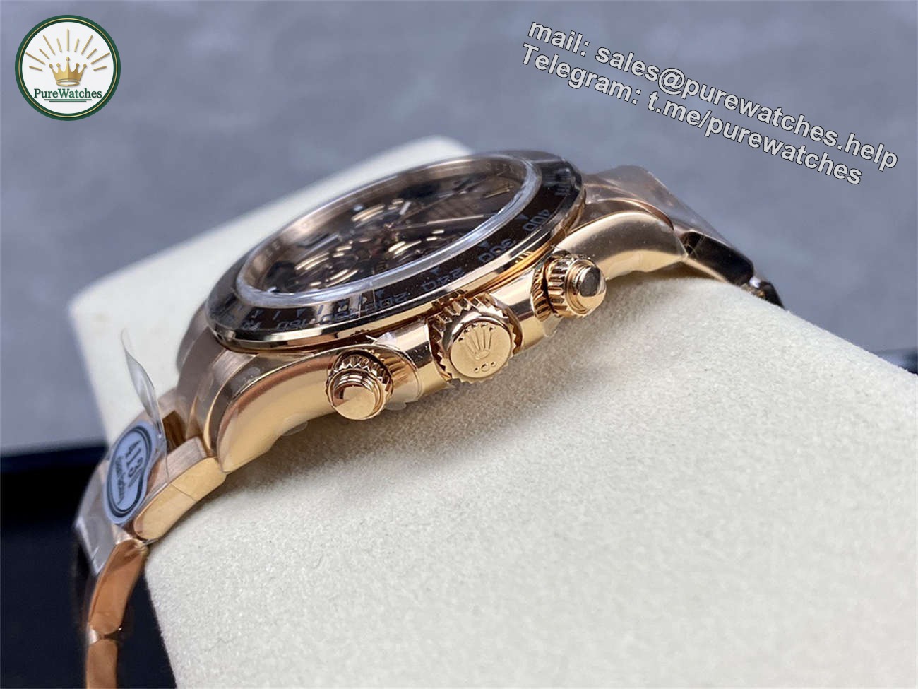 Rolex Daytona Everose Gold �C Clean Factory 4130 Super Clone - Image 8