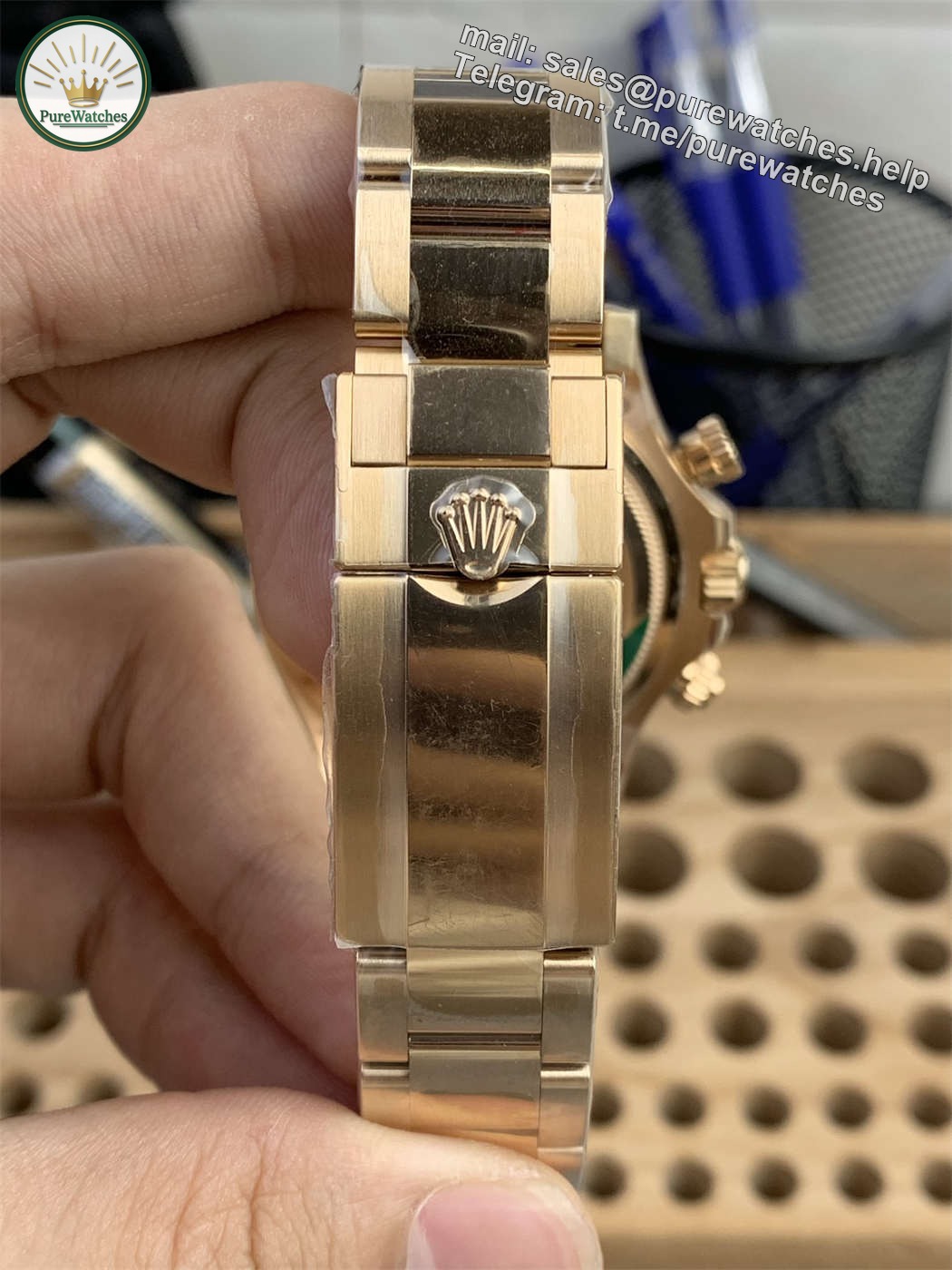 Rolex Daytona Rose Gold Replica �C Clean Factory 126505 with 4131 Movement - Image 6