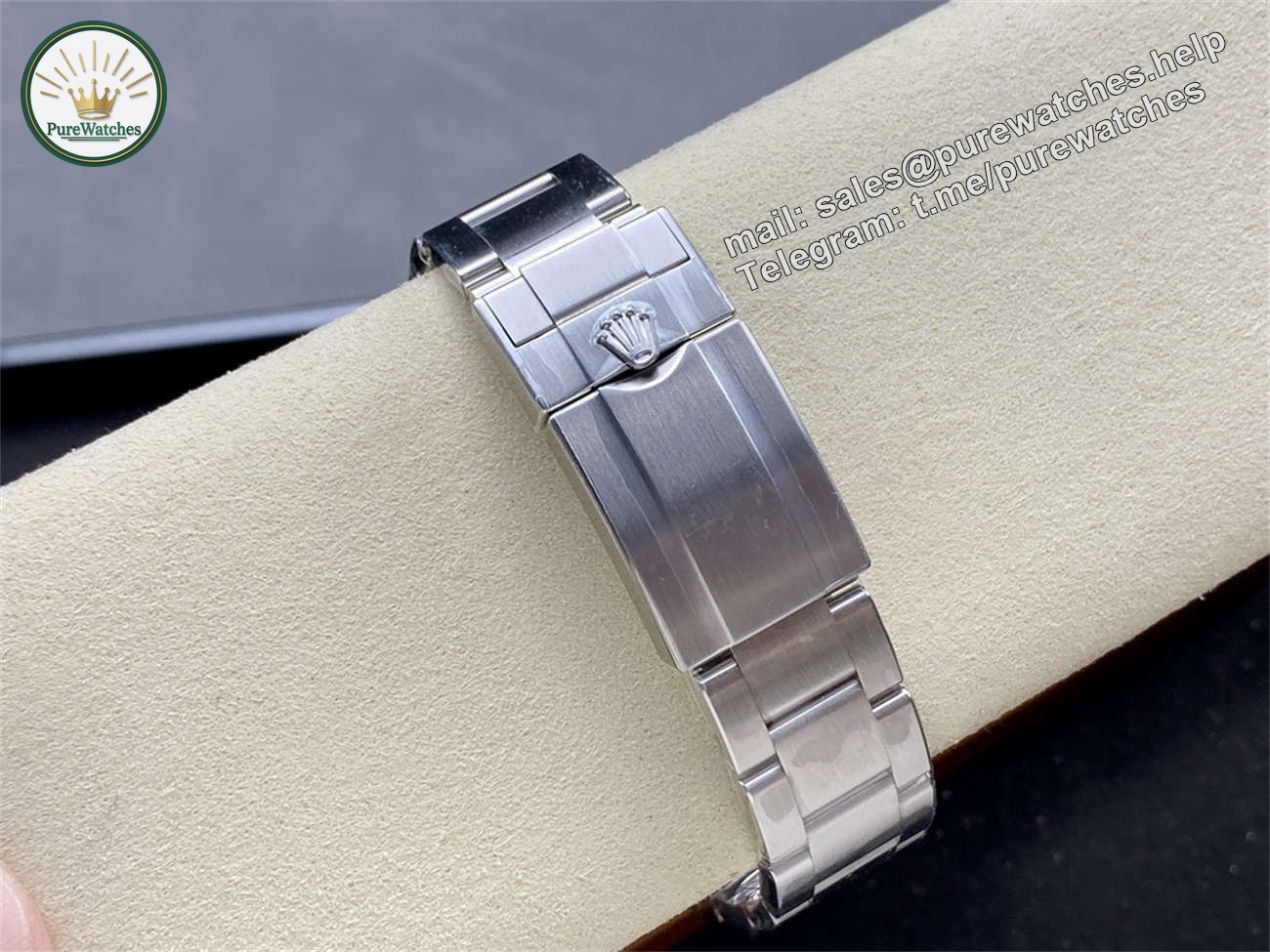 Clean Factory Rolex Explorer 2 16570 Homage – 40mm Stainless Steel GMT Replica Watch - Image 7