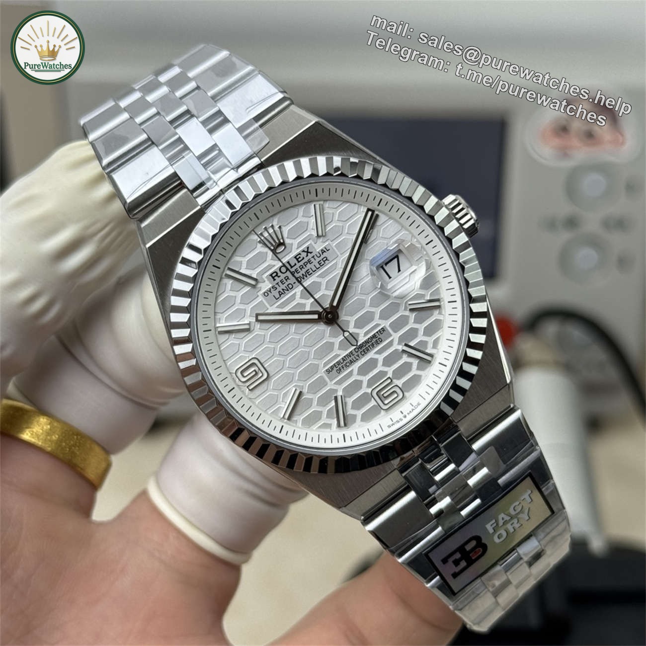 Rolex Land-Dweller Replica M127334-0001 ?C 3B Factory 2025 Integrated 40mm Oystersteel Sports Model - Image 4
