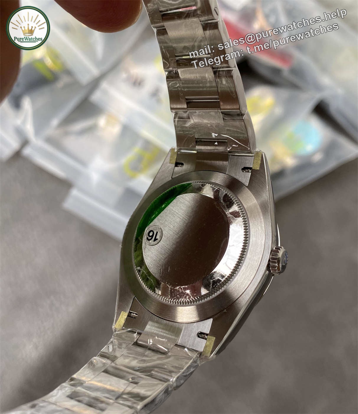 Rolex Oyster Perpetual 41 Yellow Dial Replica – VS Factory M124300-0004 with Dandong 3235 Movement - Image 6