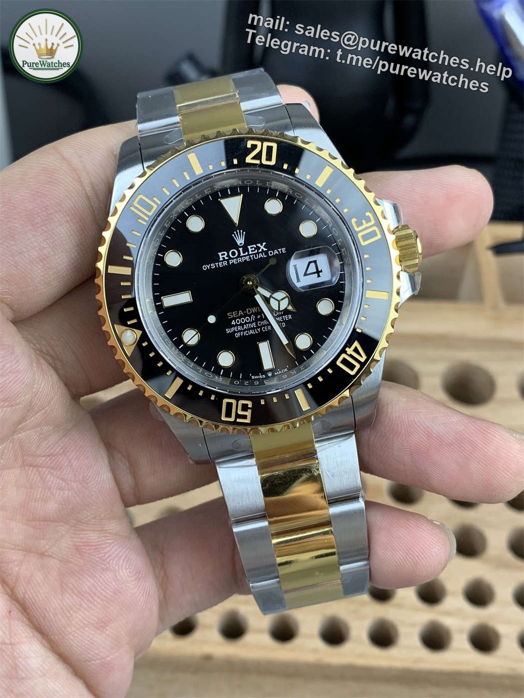 Rolex Sea-Dweller Two Tone Replica 43mm – VS Factory 126603 with Dandong 3235 - Image 3