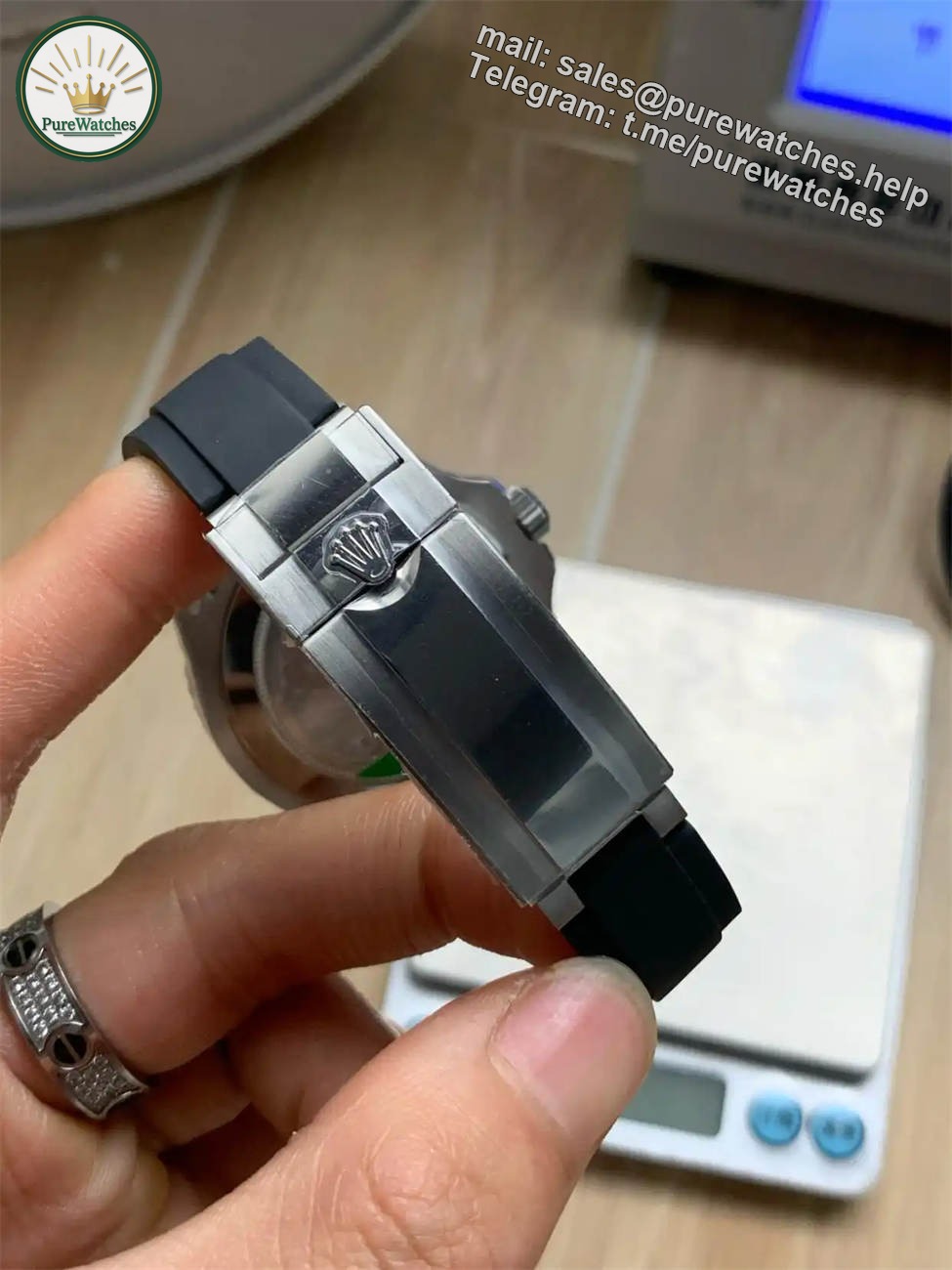 Rolex Yacht Master 42 White Gold Replica – VS Factory V3 Premium Edition - Image 3