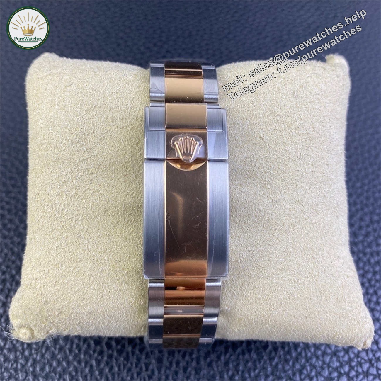 Rolex Yacht-Master Black Dial – Clean Factory 40mm Replica - Image 8