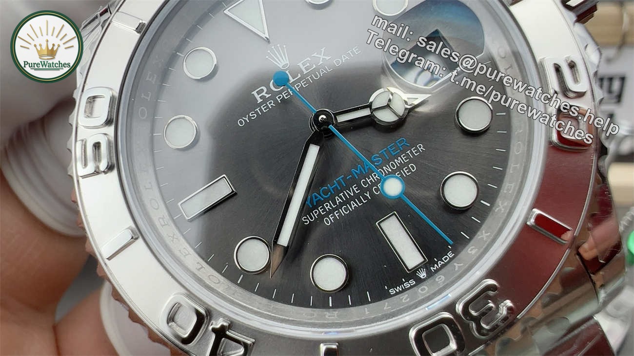 VS Factory Rolex Yacht-Master Rhodium Replica – 126622 (Dandong 3235 Movement) - Image 7