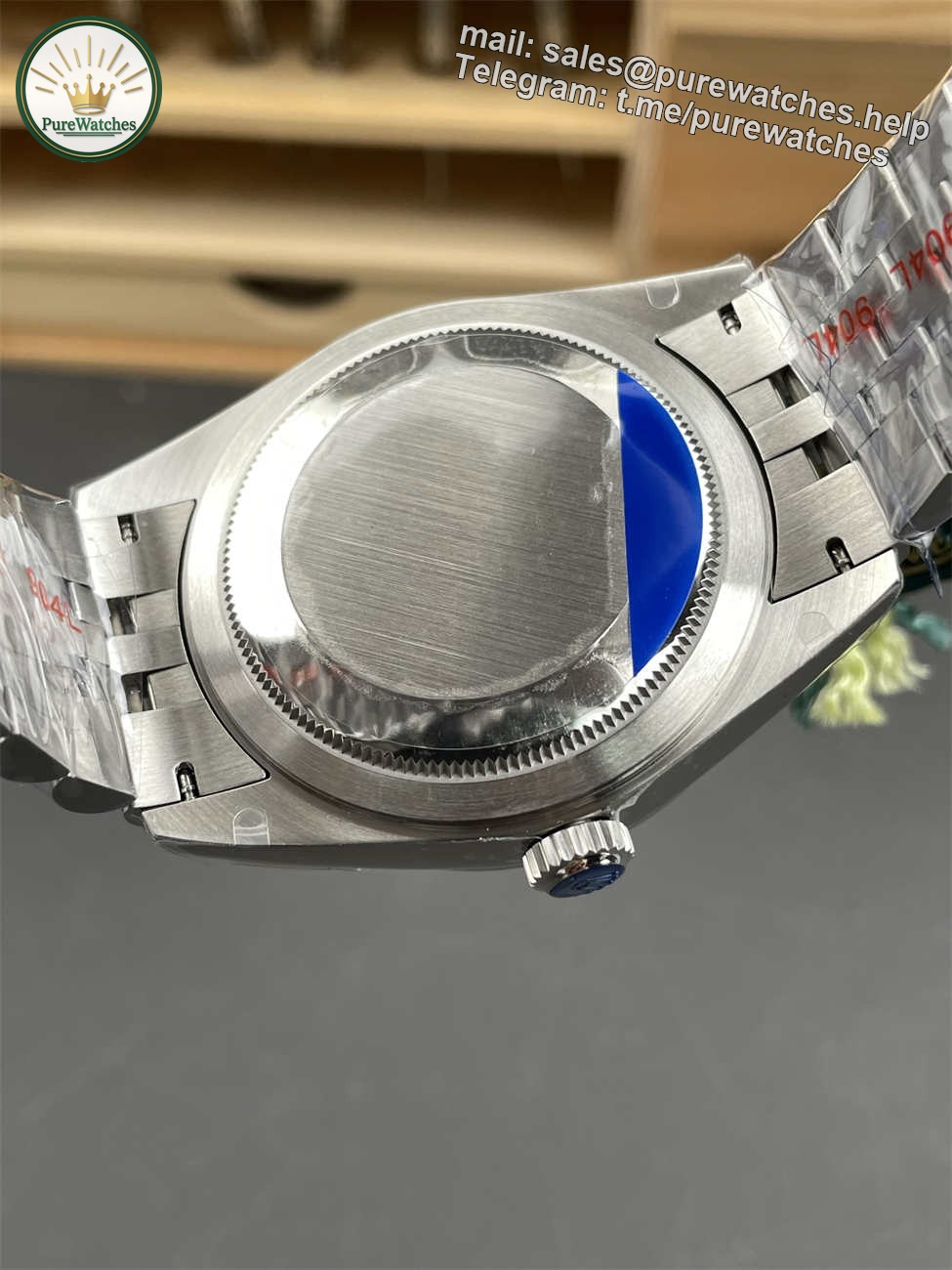 Sky Dweller Blue Dial Replica – ZF Factory 42mm Steel Automatic with Jubilee Bracelet - Image 4