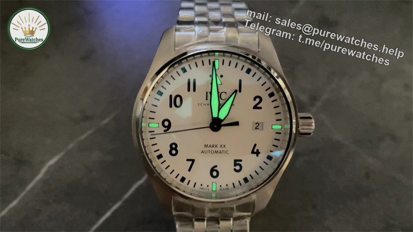 V7 Mark 20 IWC Pilot IW328208 White Dial Bracelet Edition – The Ultimate ‘NWBIG’ Super Clone - Image 8