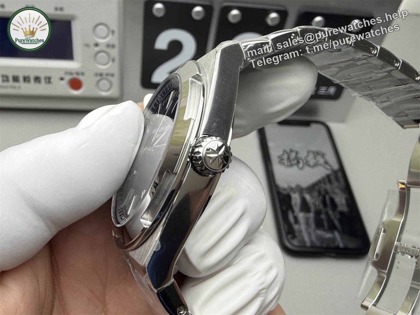 VC Overseas 4520V Replica – 41mm Steel Automatic Watch - Image 7