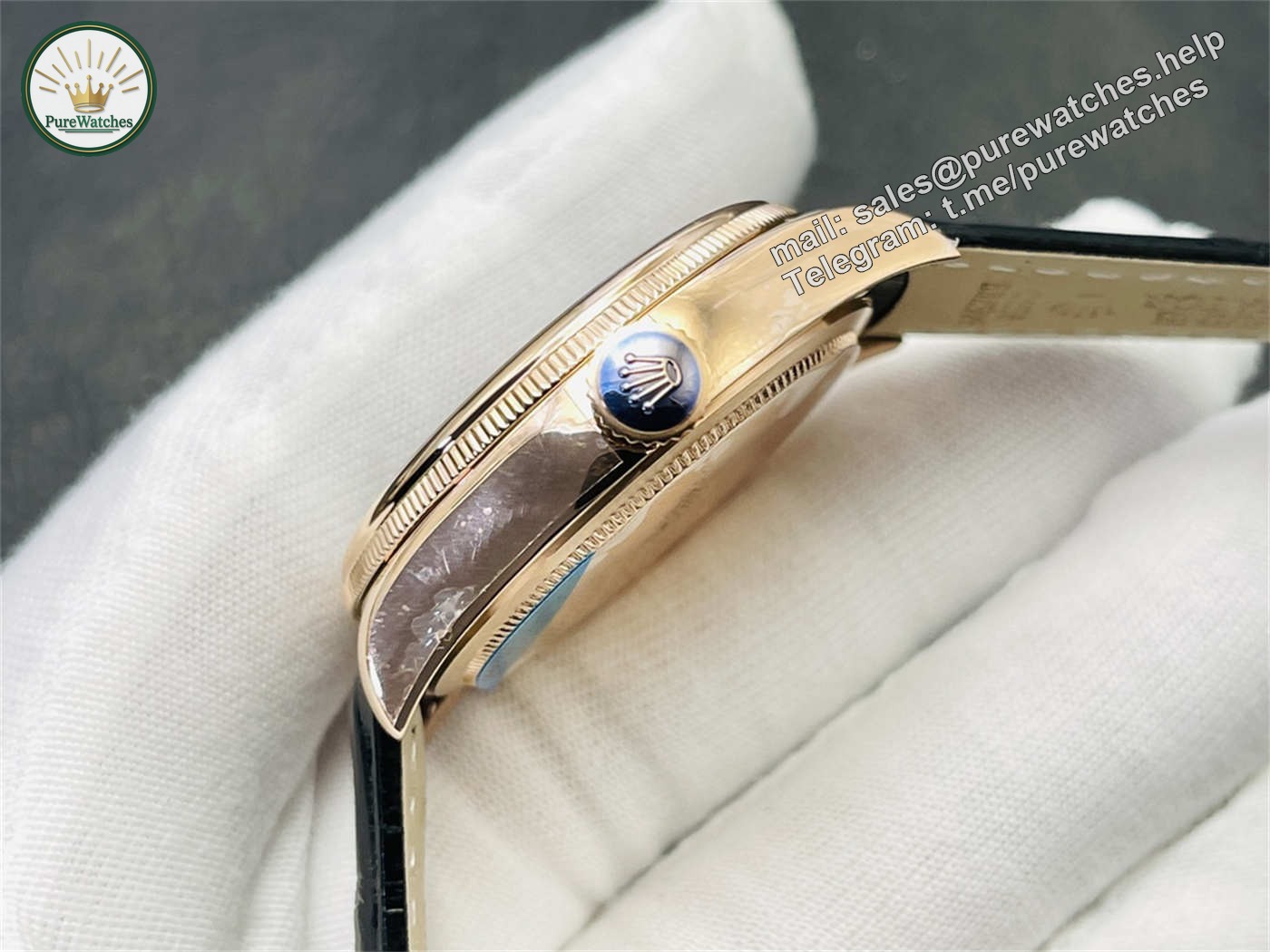 VR Factory Rolex Cellini Date Rose Gold Replica – M50515-0010 39mm - Image 4
