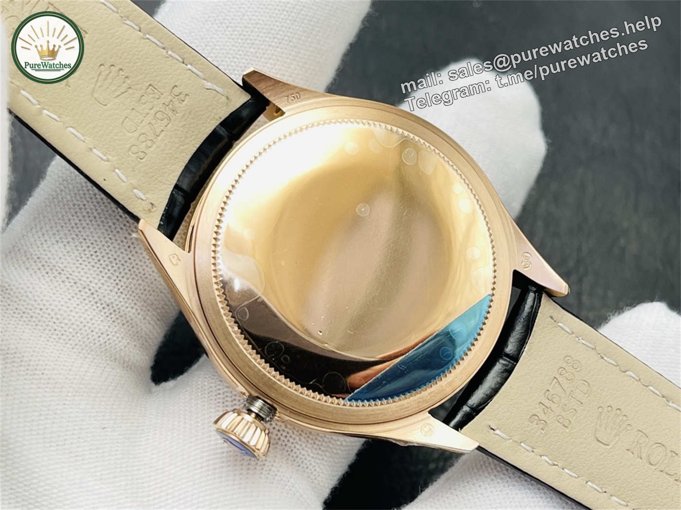 VR Factory Rolex Cellini Date Rose Gold Replica – M50515-0010 39mm - Image 8
