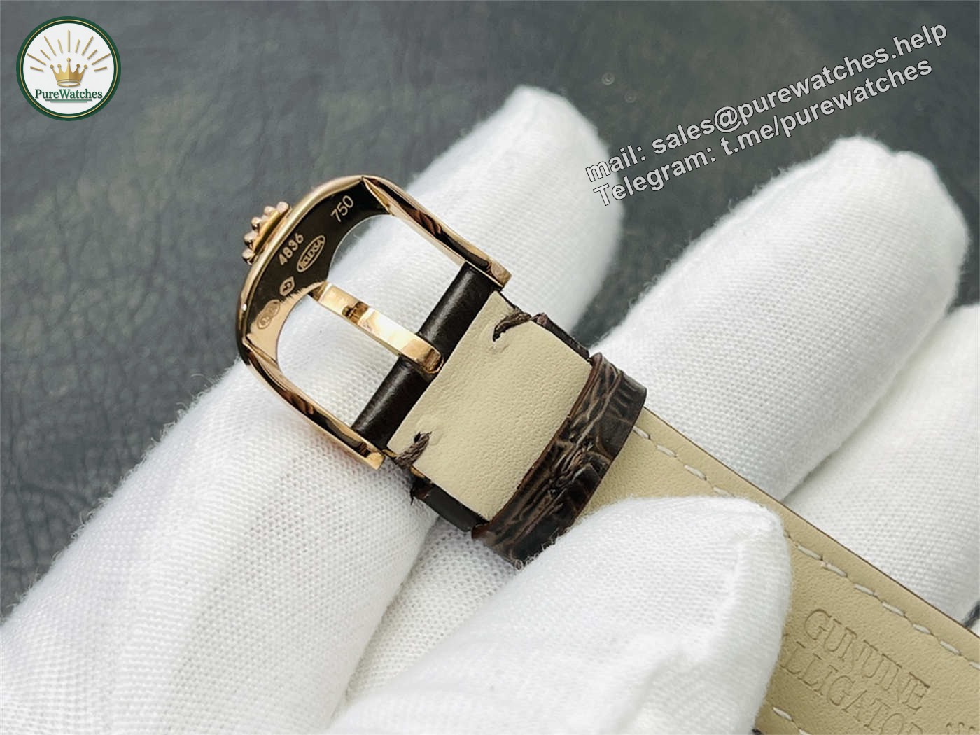VR Factory Rolex Cellini Replica – M50515-0009 Rose Gold White Dial 39mm - Image 8