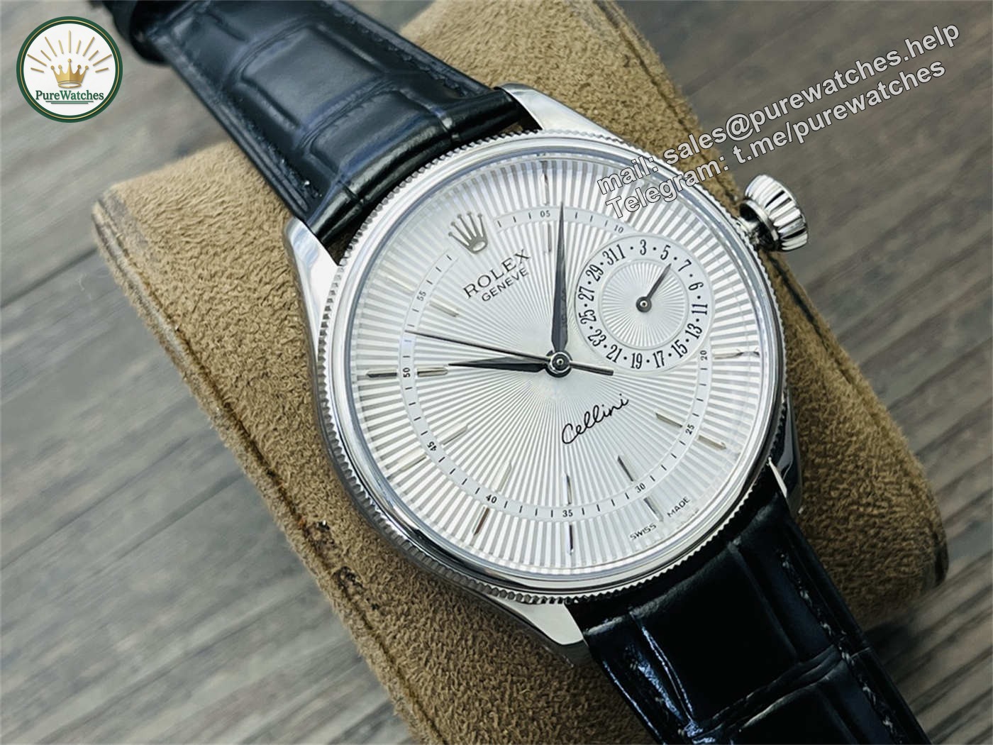 VR Factory Rolex Cellini White Dial Replica – Ref. 50519 Classic 39mm - Image 2