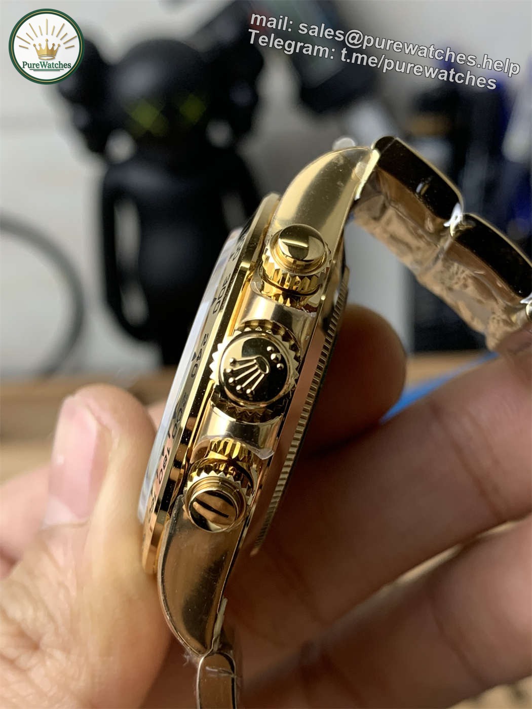 VS Factory Green Gold Daytona Heavy Weight Replica �C 4130 Clone Movement, Best Weighted Version - Image 4