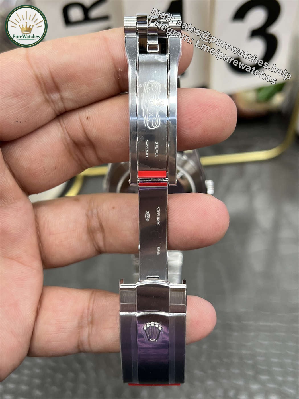 VS Factory Rolex Datejust 41 Replica – Green Dial V2 with Dandong 3235 - Image 8