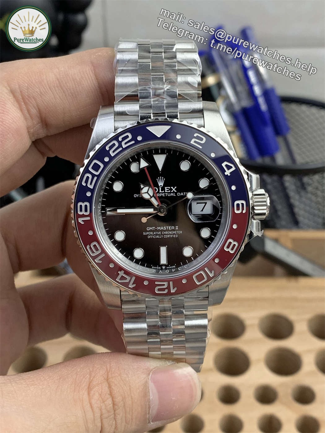 VS Factory Rolex GMT-Master II Pepsi Replica – V3 with Dandong 3285 Movement