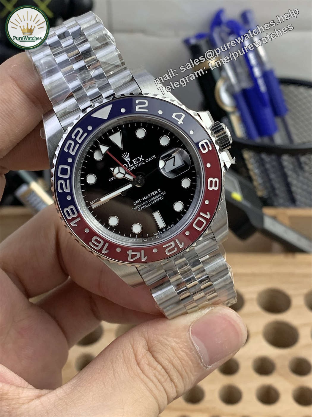 VS Factory Rolex GMT-Master II Pepsi Replica – V3 with Dandong 3285 Movement - Image 3