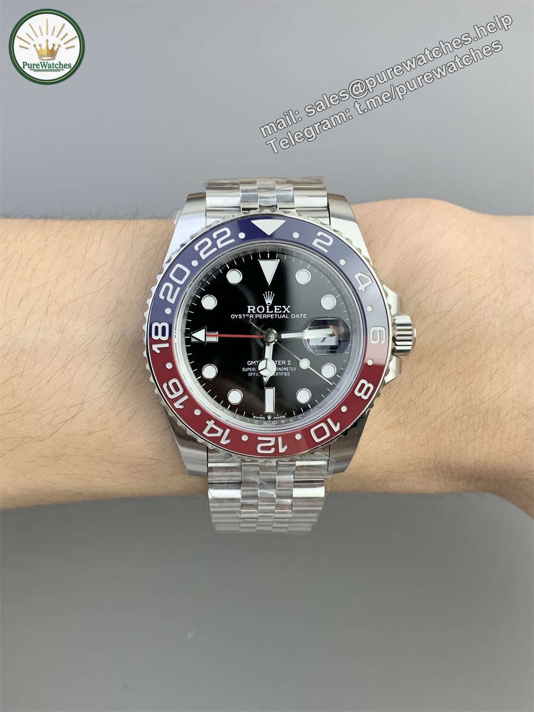 VS Factory Rolex GMT-Master II Pepsi Replica – V3 with Dandong 3285 Movement - Image 2