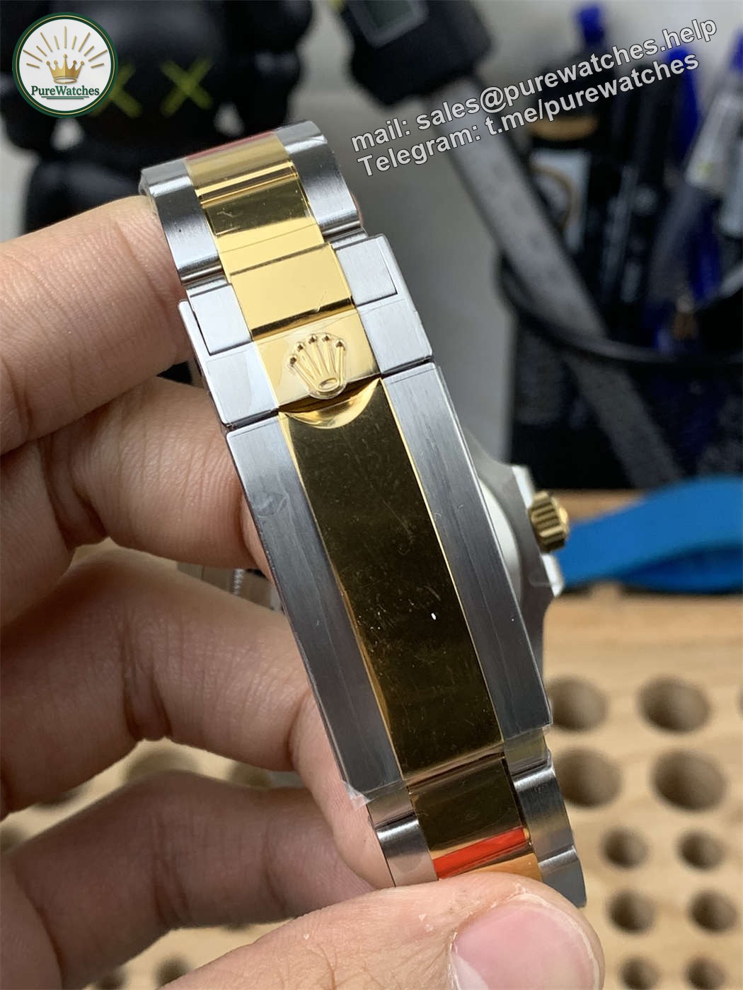 VS Factory Rolex Submariner 41mm Blue Two-Tone Replica – V2 with Dandong 3235 Movement - Image 6